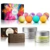 17oz Invigorating & Relaxation Complete Bath Set - Milk/Honey Women