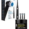 USB Rechargable Toothbrush, 3 Brush Heads & Teeth Whitener Women
