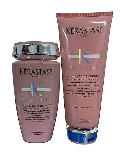 Kérastase Fondant Cica Chroma & Chroma Absolu Bain Chroma Respect Original Women 3 Kérastase Fondant Cica Chroma & Chroma Absolu Bain Chroma Respect Original Women