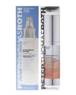 Peter Thomas Roth AHA-BHA Acne Clearing Gel & Potent-C Power Eye Cream Kit Women -Beauty Product Store 1111223302 RLLD 2