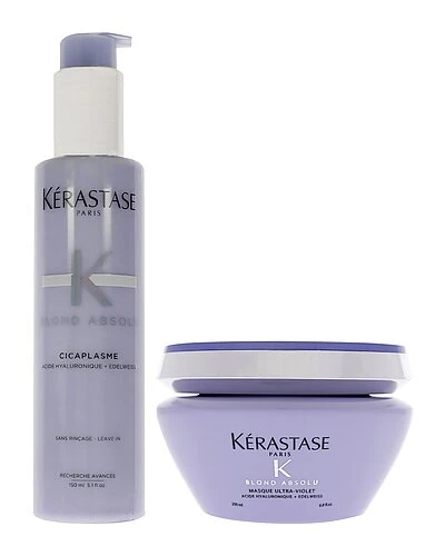 Kérastase Blonde Absolu Ultra Violet Masque & Cicaplasme Serum 2pc Kit Women 3 Kérastase Blonde Absolu Ultra Violet Masque & Cicaplasme Serum 2pc Kit Women