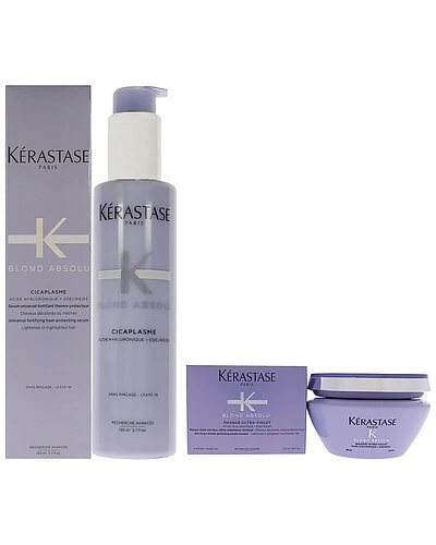 Kérastase Blonde Absolu Ultra Violet Masque & Cicaplasme Serum 2pc Kit Women 4 Kérastase Blonde Absolu Ultra Violet Masque & Cicaplasme Serum 2pc Kit Women - Image 2
