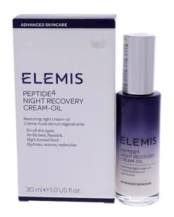 Elemis 1oz Peptide4 Night Recovery Cream Oil Women