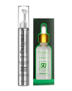 50X Argan Oil Moisturizing & Anti-Aging & Intensive Rapid Renewal Eye Serum Set Women